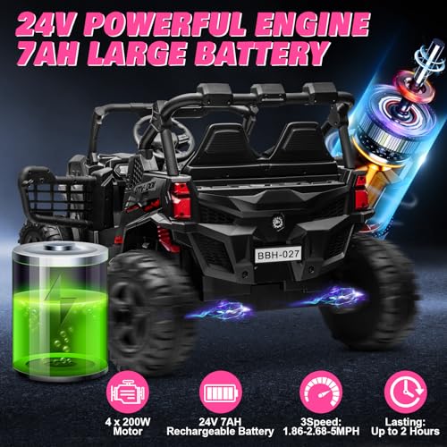 JOYRACER 24V 4x4 Off-Road UTV