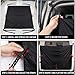RSDKL 7x6 ft Van Privacy Curtain in Cab, Rear Door Shower Curtain with 4 Pack Magnetic and 2 Pack Ground Stakes Hooks Adjustable Camping Curtain Changing Car Cover for Truck Travelling