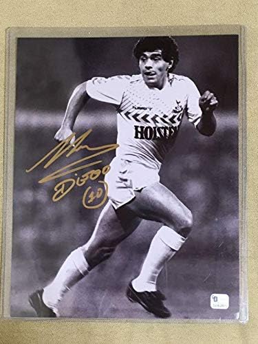 Amazon マラドーナ 直筆サイン入り写真 六つ切り シリアルナンバー付き保証書 アイドル 芸能人グッズ 通販