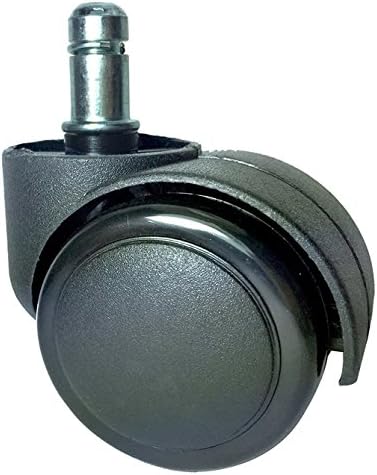 Office Chair Caster Wheel, Black, Set of 5 (ZT08) image 5