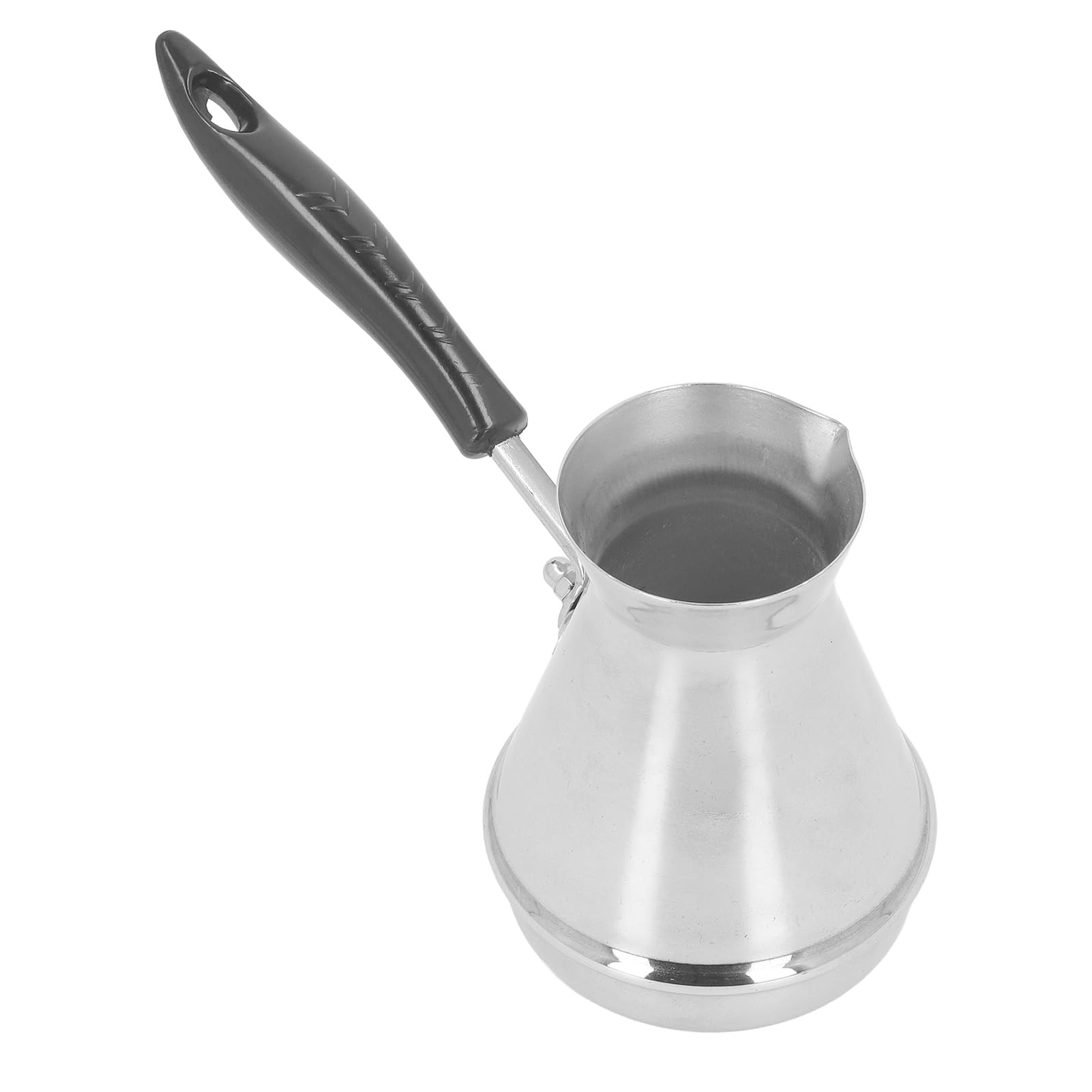 SIXRUN Juego de Turca de 2 Piezas, Tetera de Acero Inoxidable con Largo para el Hogar, Cocina y Oficina (850ml)