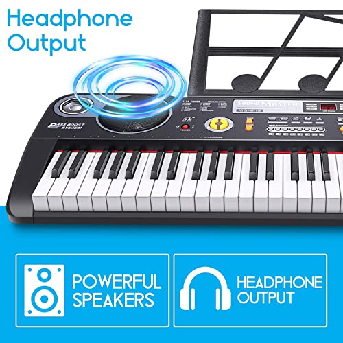 Foxsport Piano Numérique Enfant, Piano Électronique 61 Touches Microphone, 200 Sons Intégrés, 60 Morceaux de… - Les Beatles, Paul McCartney, John Lennon, RIngo Starr, George Harrison Foxsport Piano Numérique Enfant, Piano Électronique 61 Touches Microphone, 200 Sons Intégrés, 60 Morceaux de… – Image 8