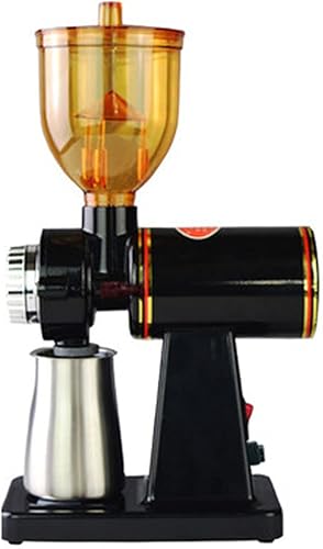 Miniatura 7 de Molinillo De Café Eléctrico Fresadora Automática De Café Fresadora Profesional Miller Con 8-Velocidad Ajustable 180W - Negro