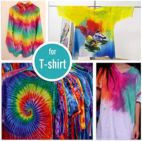 Limino Tie Dye Kit - 18 Colours Permanent Fabric Dye with Rubber Bands, Gloves, Table Cover, Apron for Kids and Adult Tie-Dye Art - All-in-1 Textile Paint Dye for DIY Shirt, Hoodie Clothing Painting