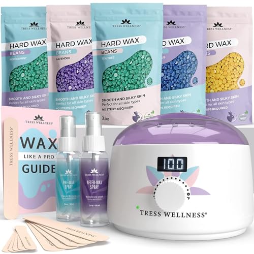 Tress Wellness Waxing Kit for Brazilian Wax with Digital Display