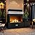 Gardenbee 35'' Outdoor Propane Fireplace with Tank Storage, 50,000 BTU Outdoor Gas Fire Pit with CSA Certified, Dust Cover, Smokeless Ceramic Wood, Adjustable Flame for Patio, Garden, Deck, Gray/Tan