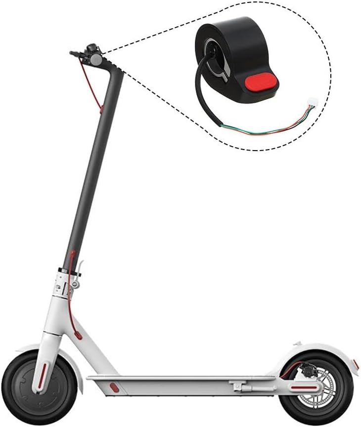 Fit for Xiaomi Fit for M365/Pro/1S Universal Electric Scooter Throttle Fit for Ninebot Fit for Fit for Max G30/G30D Thumb Throttle Kick Scooter Finger Throttle (Color : Black)