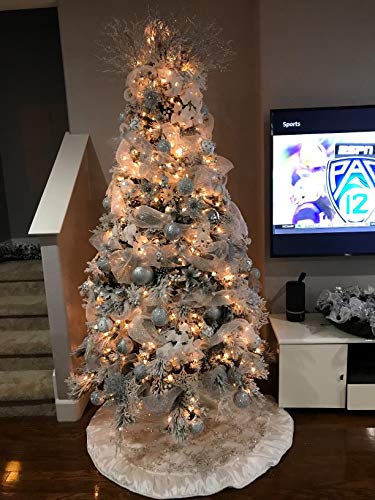 image for Floral Supply Online - 10 inch x 30 feet Metallic Mesh Ribbon. The Exc