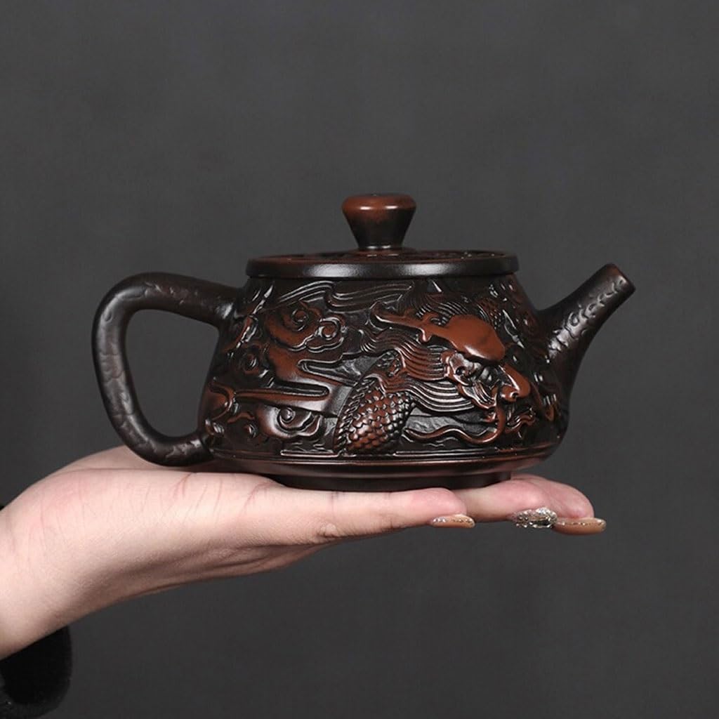 Dzbanki do herbaty w stylu chińskim Zestaw do parzenia herbaty w domu Czajnik z filtrem Nadaje się do herbaty czarnej Herbata zielona Herbata Oolong Czajnik