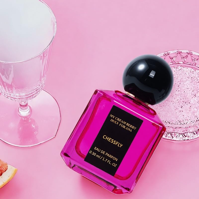 CHESSFLY My Cream Berry Only for Ana Luxury Perfume for Women | Gourmand Raspberry Scented Eau de Parfum | 1.7 Fl Oz Long Lasting Spray - Image 5