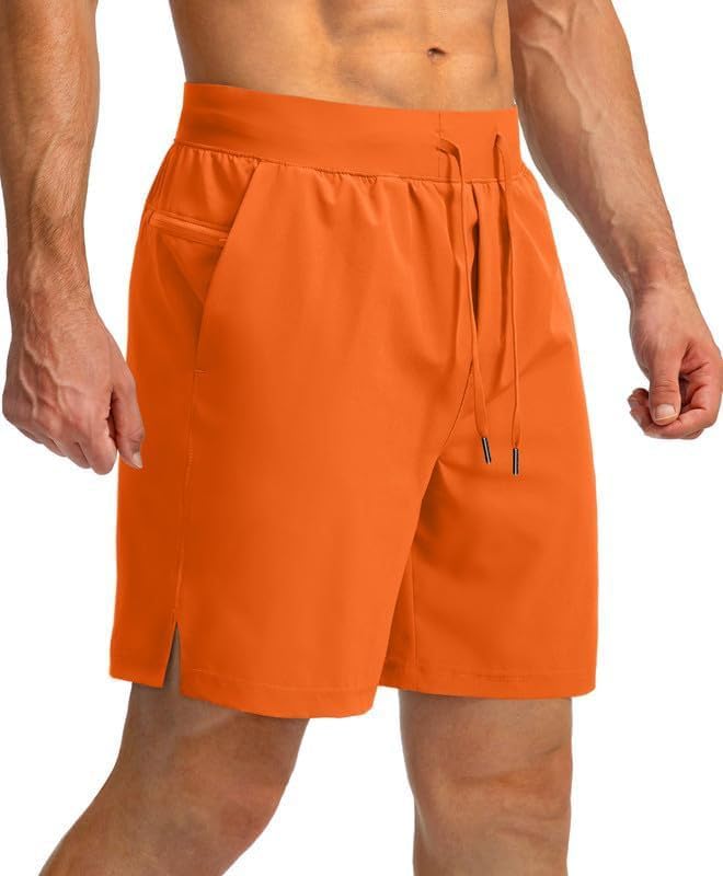 Men's Summer Silk Quick Dry Running Shorts | Loose Fit Fitness & Casual Sports Pants-image-48