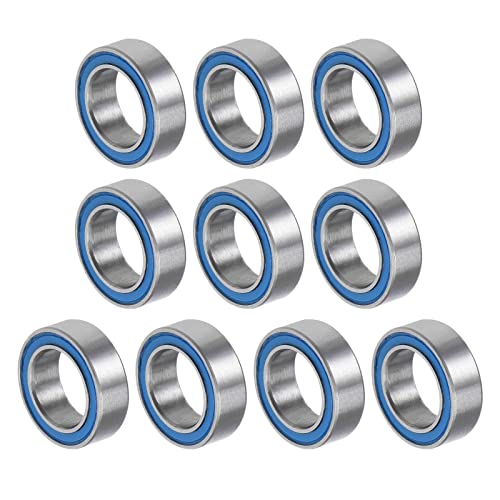 QUARKZMAN MR85-2RS 5x8x2,5mm Sfere Cuscinetti x 10pz Cromo Acciaio per Macchine e Utensili, Cuscinetto a Sfera a Gola Profonda, [Doppio Sigillato]