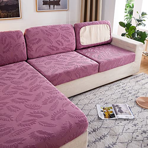 Fundas para sofá de flores Jacquard elásticas universales para protector de sofá seccional 3