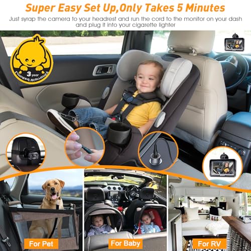 DoHonest Baby Car Camera 1080P HD V33-USB の商品画像 1