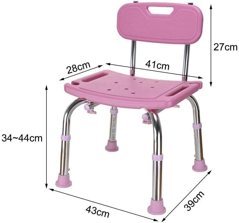 Siège de bain antidérapant réglable avec dossier confortable - 2