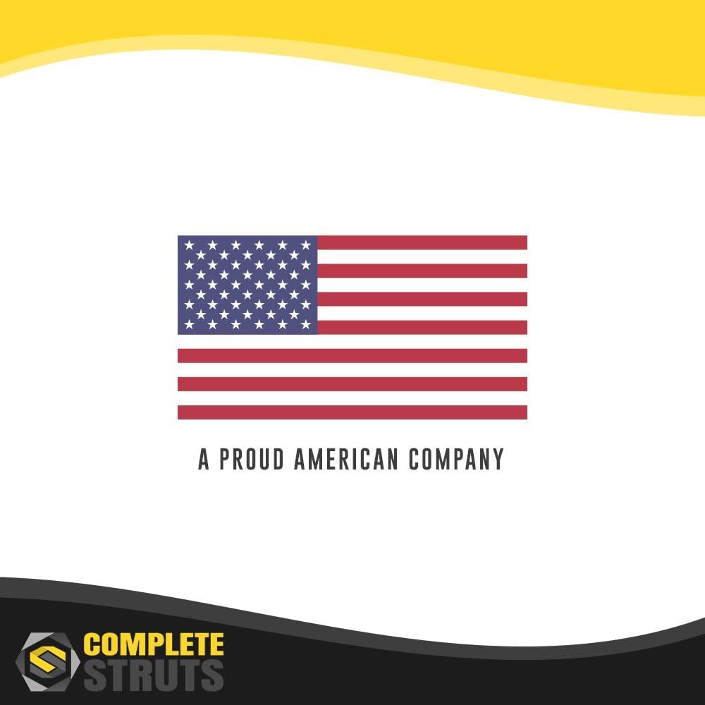 COMPLETESTRUTS - Front Complete Strut Assemblies with Coil Springs and Rear Shock Absorbers Replacement for 2014-2019 Nissan Versa Note - Set of 4