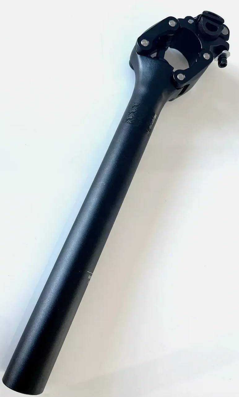 Surface Parallelogramm Sattelstütze 30,9 x 350 mm – Gefederte Sattelstütze mit Parallelogramm-System | Edelstahlbuchsen | Für MTB, Trekking, City- & E-Bikes | Komfort-Federung