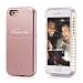 iPhone 6 Plus / 6S Plus Case, iKNOWTECH Luxury Night Selfie Light Cover Bumper Case Photo Self LED Lightning for Apple iPhone 6 Plus / 6S Plus 5.5" (Rosy Gold)