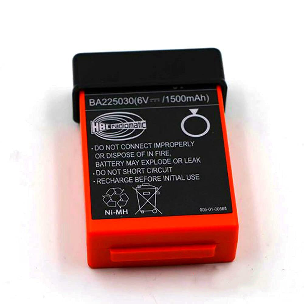 WELLVEUS BA225030 6V 1500mah Ni-Mh Rechargeable Battery for HBC Pump Truck Remote Control Crane FUB 05AA Battery
