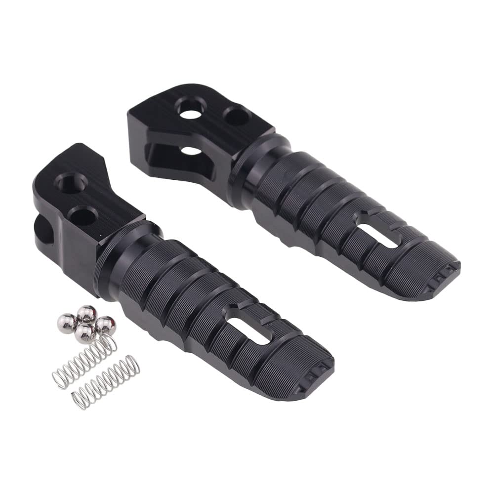 Foot Pegs Footrest Rear Passenger Pedals (Black), 2014-2021 Compatible with KTM DUKE 125/250/390, Motorcycle Rear Pedal Footrest Foot Pegs