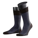 Ferse und Spitze verstärkt FALKE City Herren Socken Shadow 1er Pack, Größe:45/46, Farbe:Brown-Blue (5933)