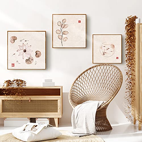 Prachtige Wanddecoratie Japanse-stijl Wall Art Canvas voor Woonkamer Plant Bloemen Wall Decor Huis Slaapkamer Modern… - Afbeelding 3