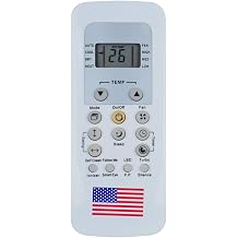 Replacement Carrier A/C Air Conditioner Remote Control Model RG56/BGEFU1-CA Display in Both Fahrenheit and Celsius