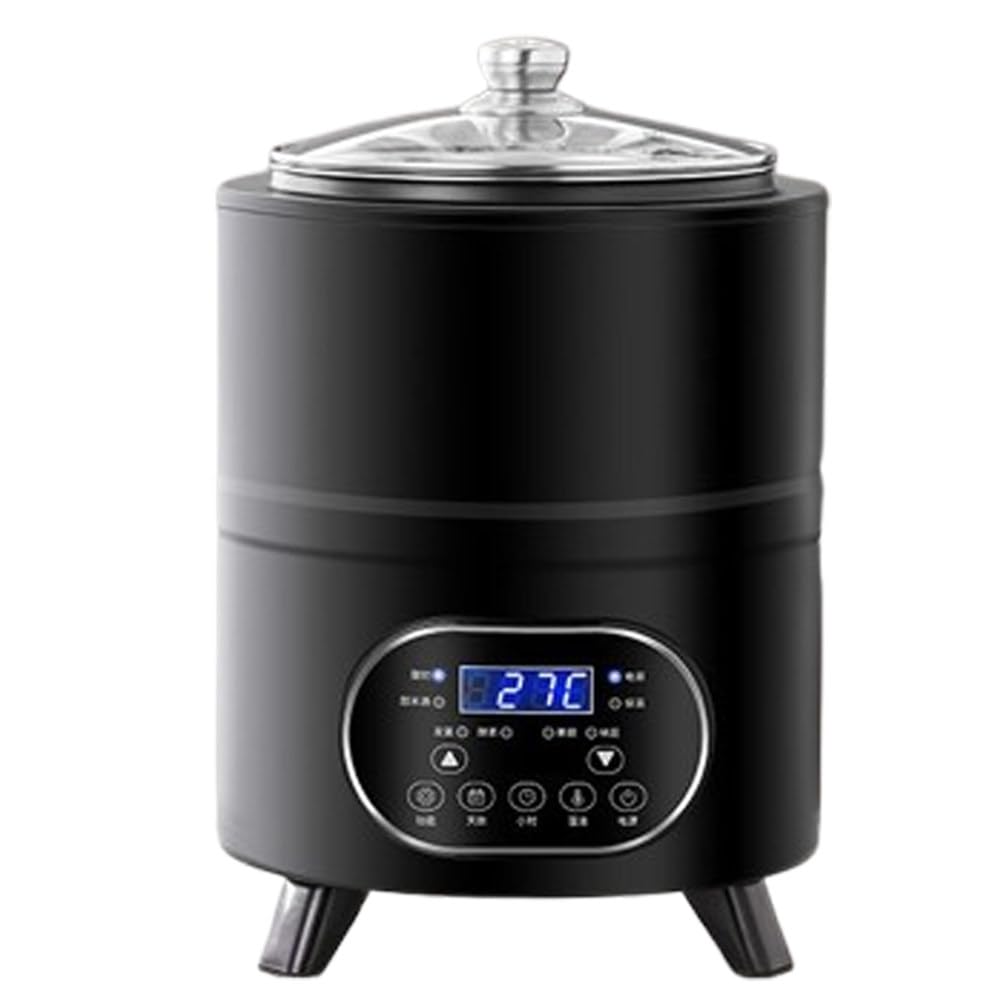 Commercial Yogurt Maker with 360° Constant Fermentation Black-8L