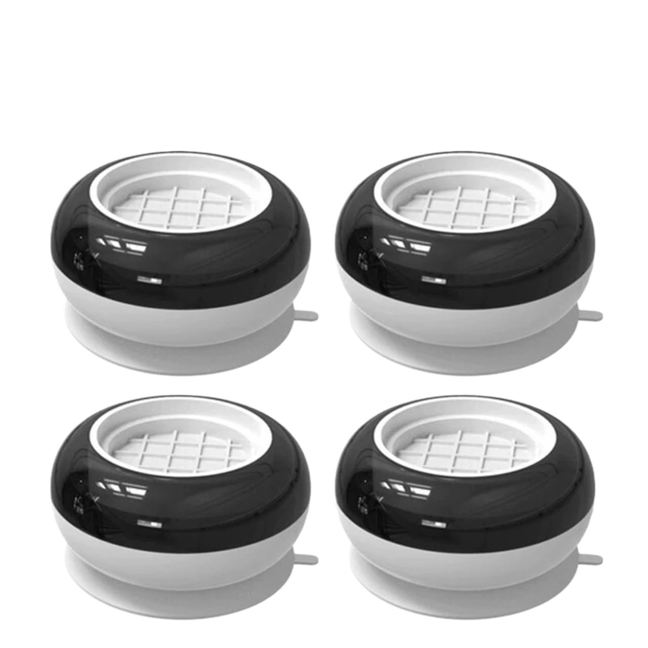 Anti Vibration Feet for Washing Machine Universal Anti Vibration Pads Washing Machine Rubber Foot Mat Silent Refrigerator Furniture Pad(4PCS-White)