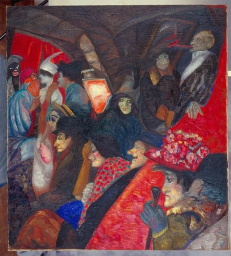 Tableau Cabaret à Paris Boris Grigoriev affiche sur toile 60x90cm