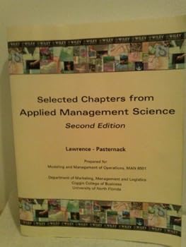 Paperback Selected Chapters from Applied Management Science second edition Book