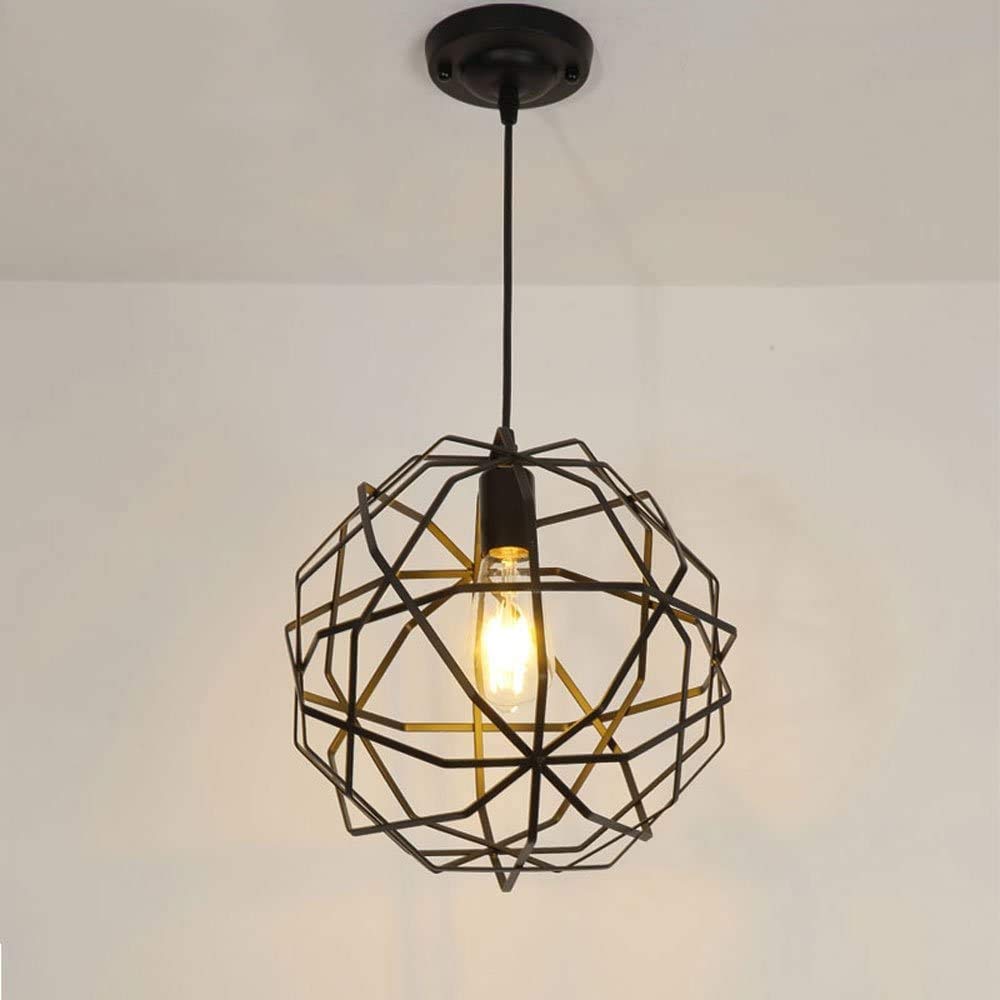 Lampaa Soffitto, Stile Loft, Cucina, Bar, 3 Luci, Accessori, Stile Country Americano Retrò in Ferro Battuto, Illuminaziper Sala da Pranzo, Ristorante, Bar, Caffè, Illuminaziper Sala da Pranz