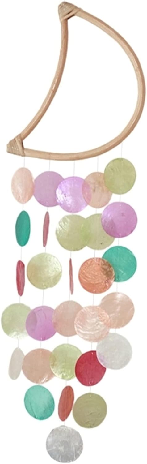 Wind Chime Wind Chime Room Decoration Nordic Hanging Windchimes Wall Pendant for Outdoor, Garden, Patio(White)