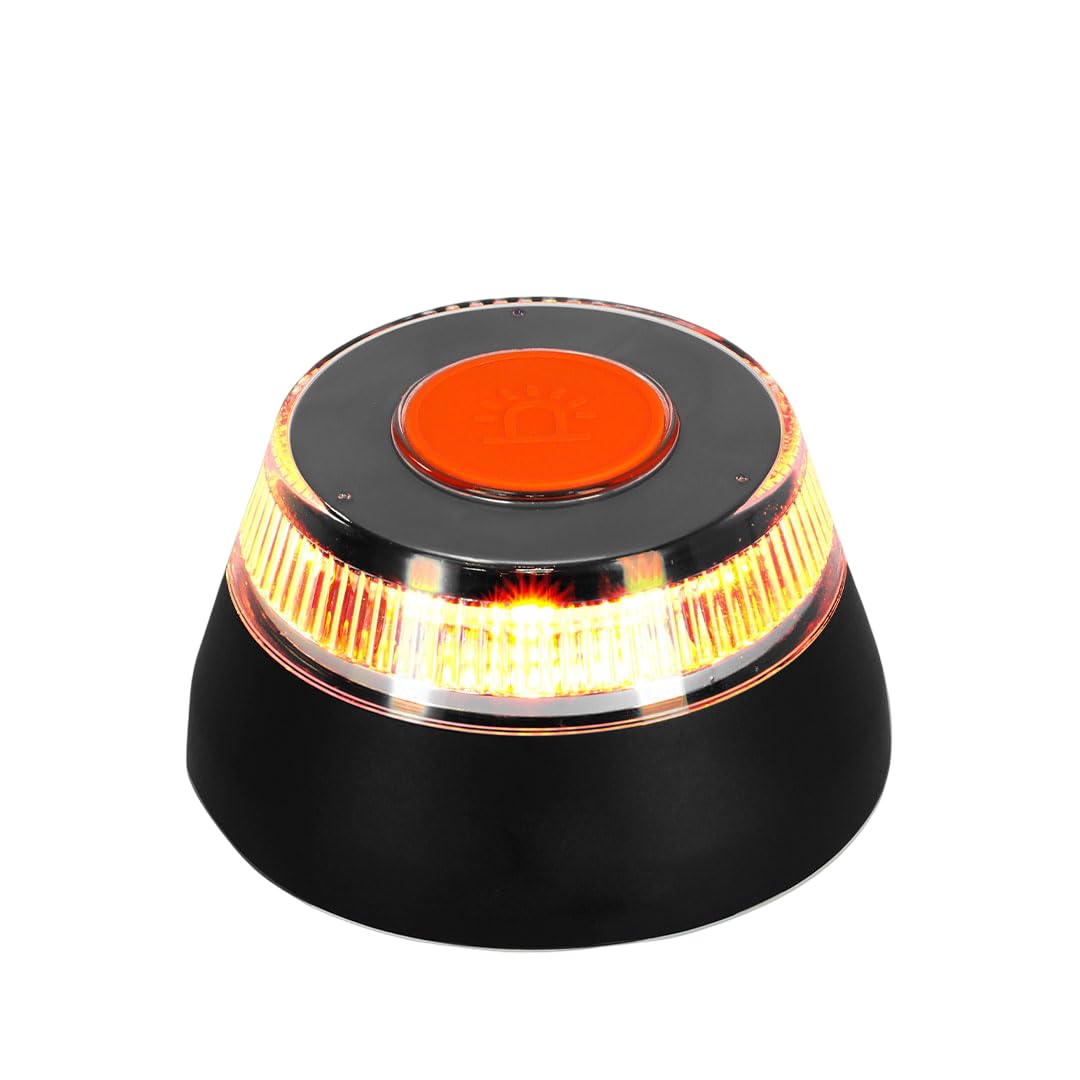 Luz Emergencia Coche Homologado DGT, con SIM y Datos Pagados hasta 2038, Baliza v16 Homologada dgt con Geolocalizador, Obligatoria enero 2026, Luz v16 con Geolocalización 3.0, Aprobada por DGT