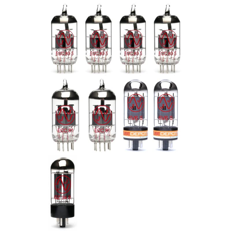 Standard Tube Set for Fender Custom 68 Silverface Deluxe Reverb Reissue