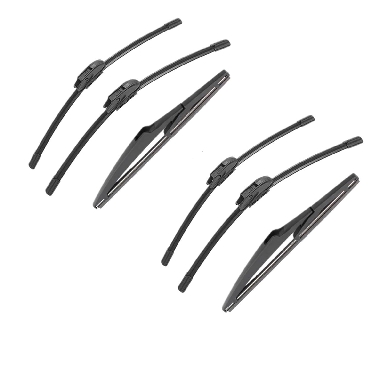 Tergilunotto Rear 3 Pezzi Spazzole Tergicristallo Anteriori E PosterioriAccessori Auto Per Jeep Per Compass MK2 MP 552 2016 2017 2018 2019 2020 Tergicristallo(6 Piece)