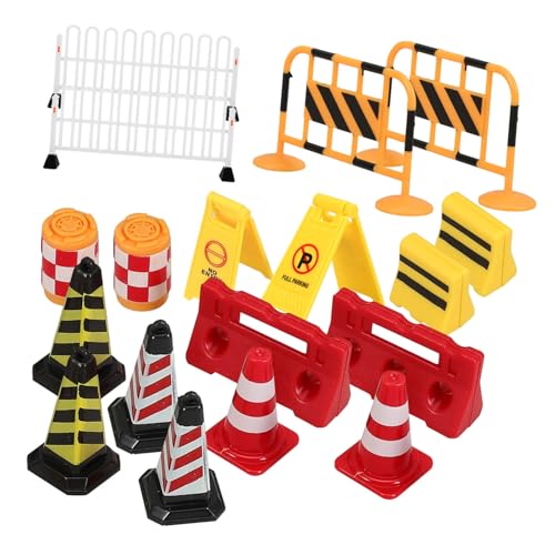 Panneaux de signalisation miniatures GALPADA en plastique pour jeux éducatifs enfant