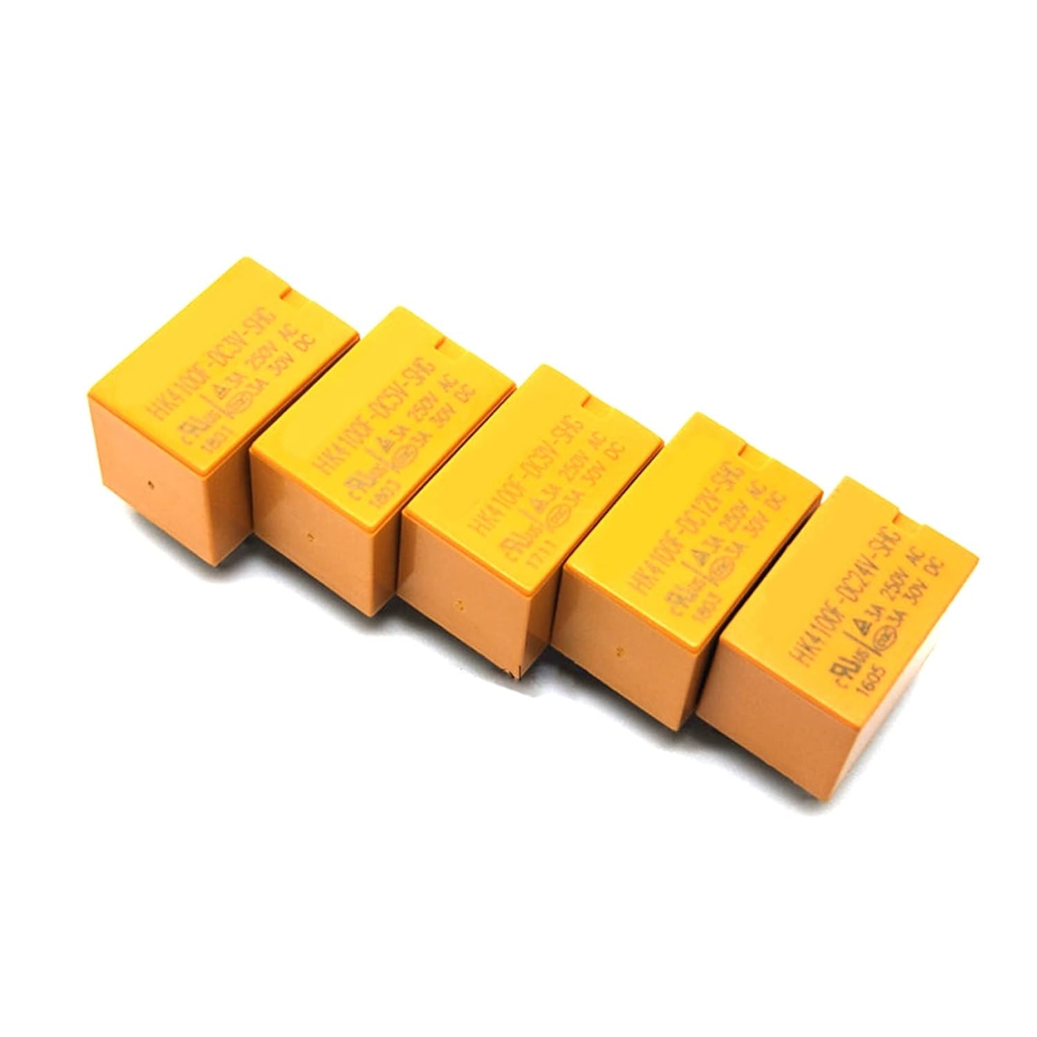 50個リレー HK4100F-DC12V-SHG HK4100F-DC5V-SHG 6ピン 3A 3V / 5V / 9V / 12