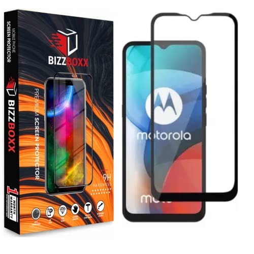 Image of MOTOROLA G10 Power | MOTOROLA G9 | Tempered Glass | DuraGlass & Anti Explosion | Full Screen Coverage-Edge to Edge | 9H Hardness | With Easy Installation Kit (Pack of 1)