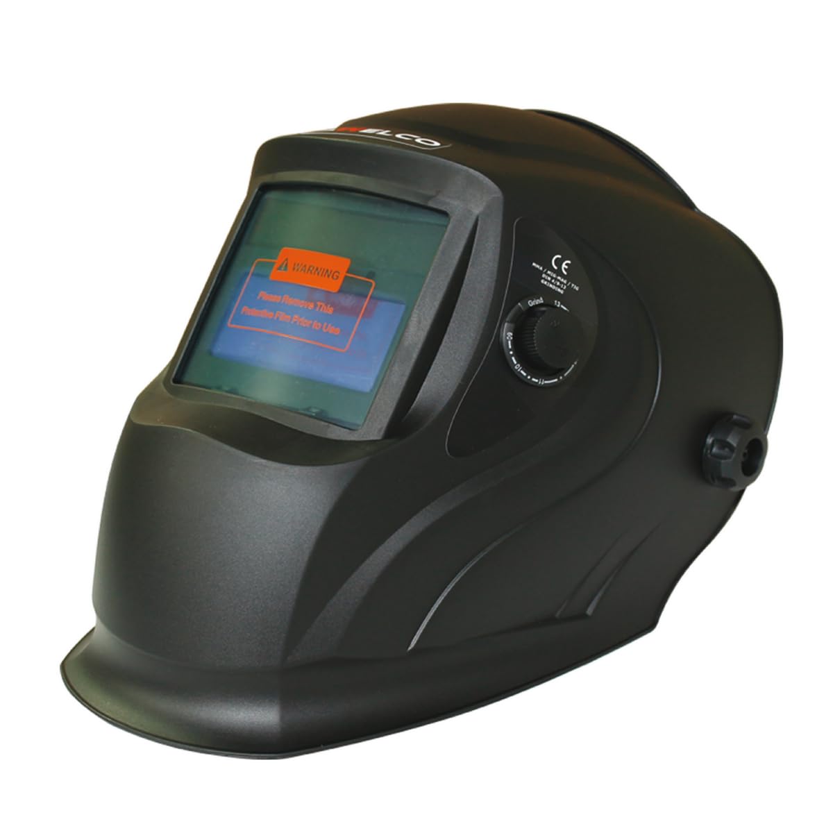 Awelco 1500-G - Máscara para casco soldador con pantalla LCD automática DIN