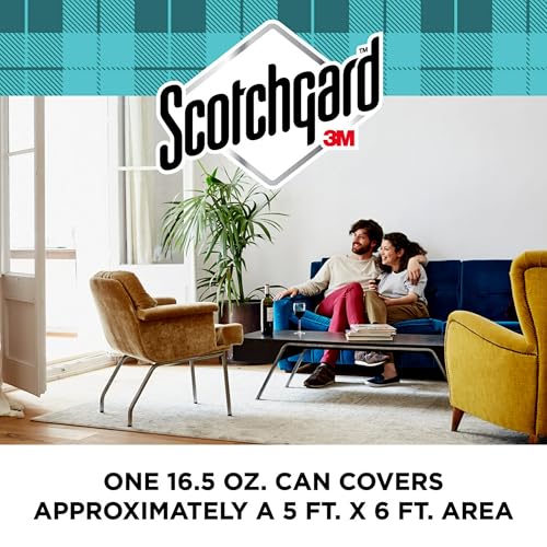 Image of Scotchgard Rug & Carpet Cleaner, Fabric Cleaner Blocks Stains, Cleaning Sprays Make Cleanup Easier, Six 16.5 oz Cans