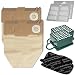 Produktbild Sparset 12 Staubsaugerbeutel + 12 Duftsteine + 2 Hepa Filter + 2 Kohlefilter geeignet für Vorwerk Kobold VK 130 131 SC - VK130, VK131 - FP 130 131 - mit Spezialpapier