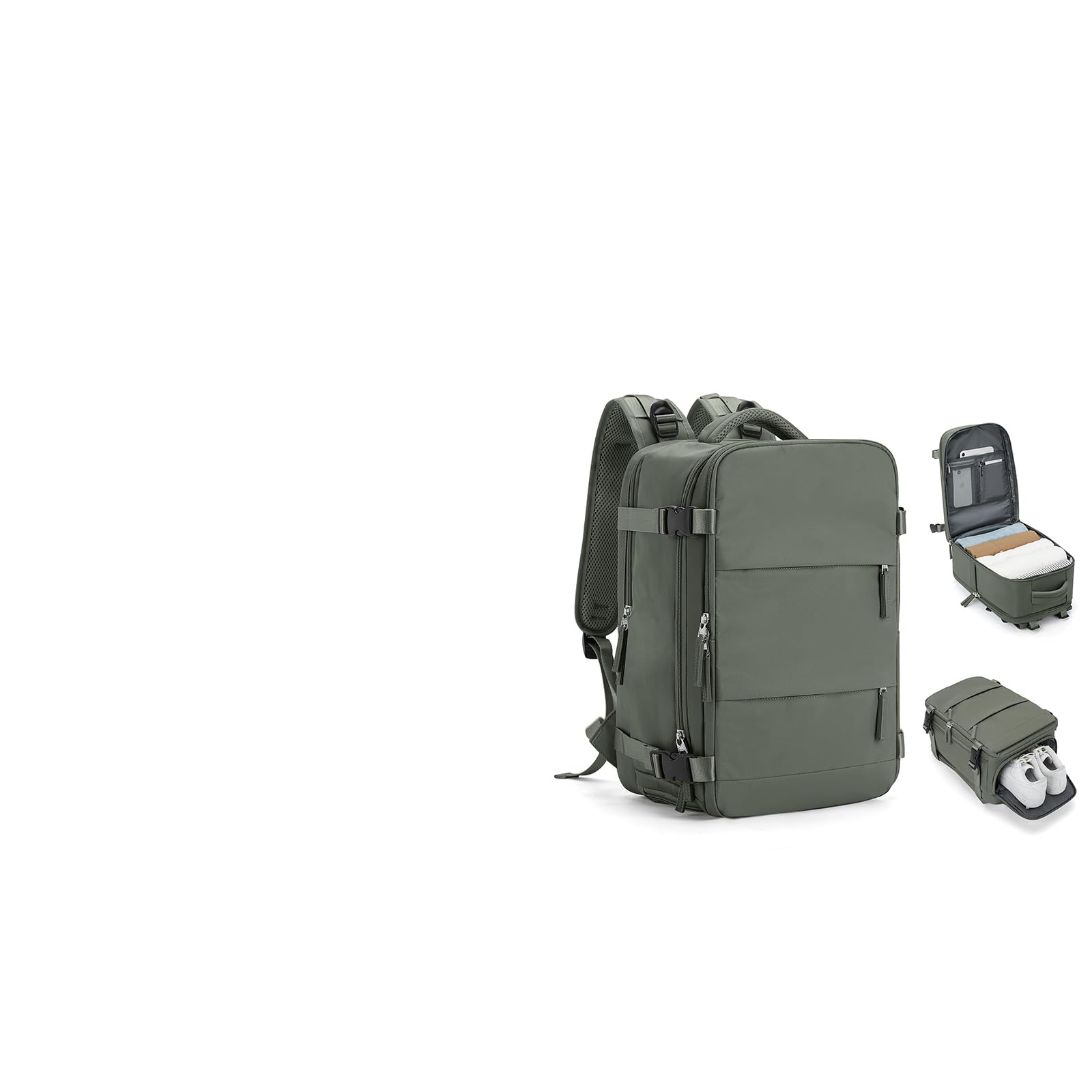 HPLQQ Zaino Bagaglio a Mano Borse da Cabina per Ryanair 40x20x25 Zaino Aereo Zaino da Viaggio donna, Borsa da Viaggio aereo Impermeabile 14 Pollici Zaino Casual Porta PC