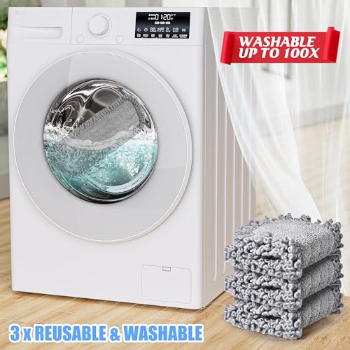 Wischmopp mit Sprühfunktion – EXEGO Bodenwischer mit Sprühmopp Spray Mop Floor Mop mit 3X...