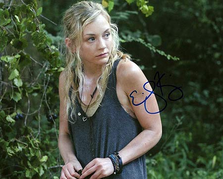 EMILY KINNEY (Walking Dead) 8x10 Female Celebrity Photo Signed In