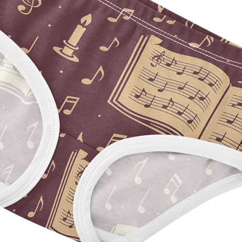 Girls' Panties Comfort Underwear for Kids Seamless Carols Pattern4