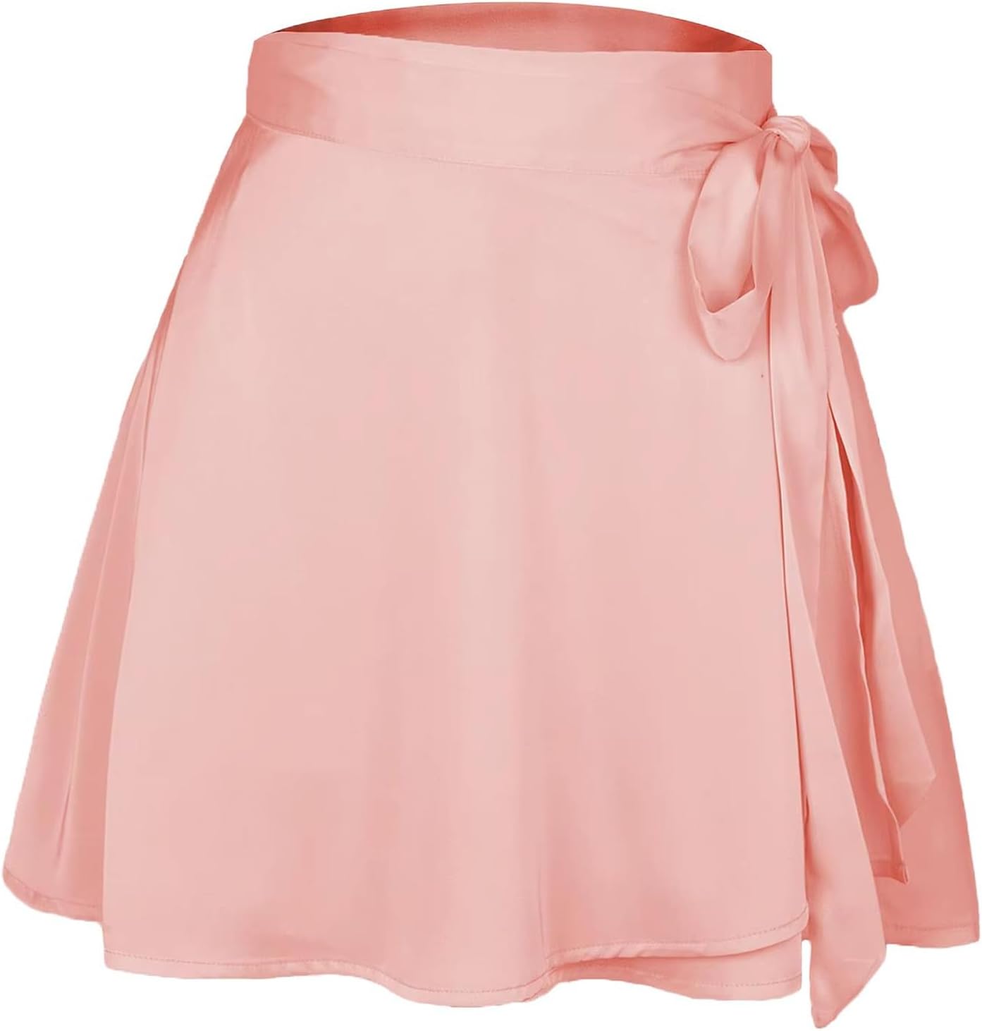 Women's Summer Short Skirt Satin Mini Vintage Korean Short Beach Dress