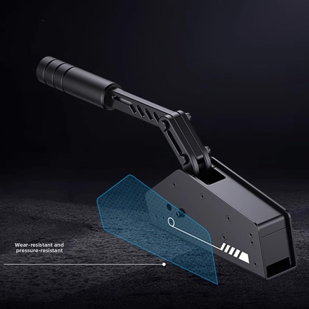 SageFurned Simulatore del freno a mano USB per giochi da corsa | Sensazione di guida autentica, migliora le capacità di corsa, compatibile con giochi SIM, nessun driver necessario