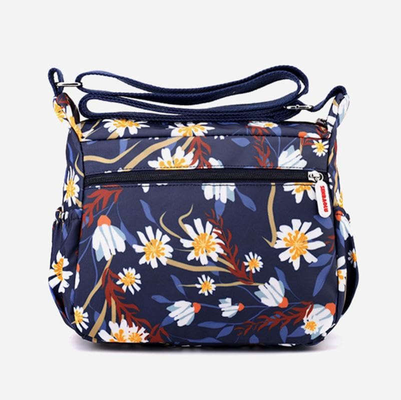 Sac à bandoulière multi-poches grand format imperméable sangle réglable - 5