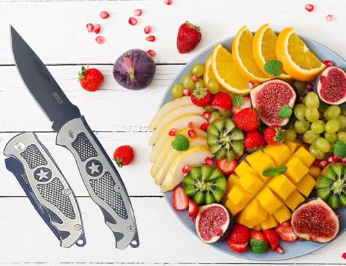 Image of 1Pcs, Self Defense Keychain for Men with Cutter & Safety Strap | Multifunction EDC Tool with Seatbelt Cutter & Glass Breaker | Great Gift Idea for Drivers & Travelers (STAR SHIELD - 2002)